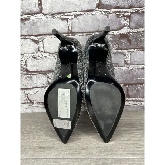 AllSaints Grey Leather Lena Pumps Stiletto Pointed Heels Women’s Sz 39EU/8.5M US - Picture 15 of 16